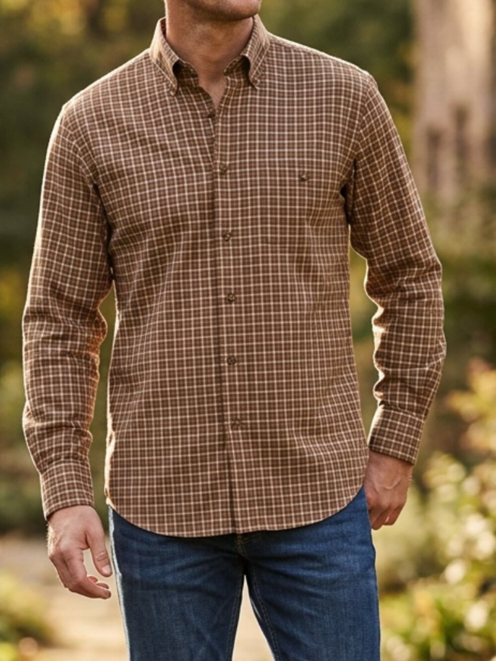 Scott Barber 100% Cotton Long Sleeve  Shirt